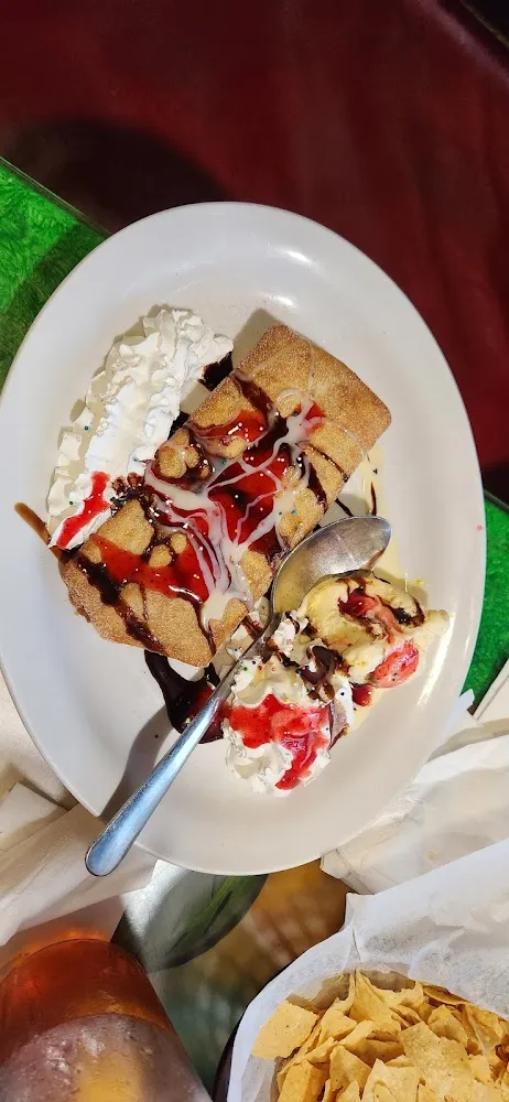 Sopapilla with Ice Cream